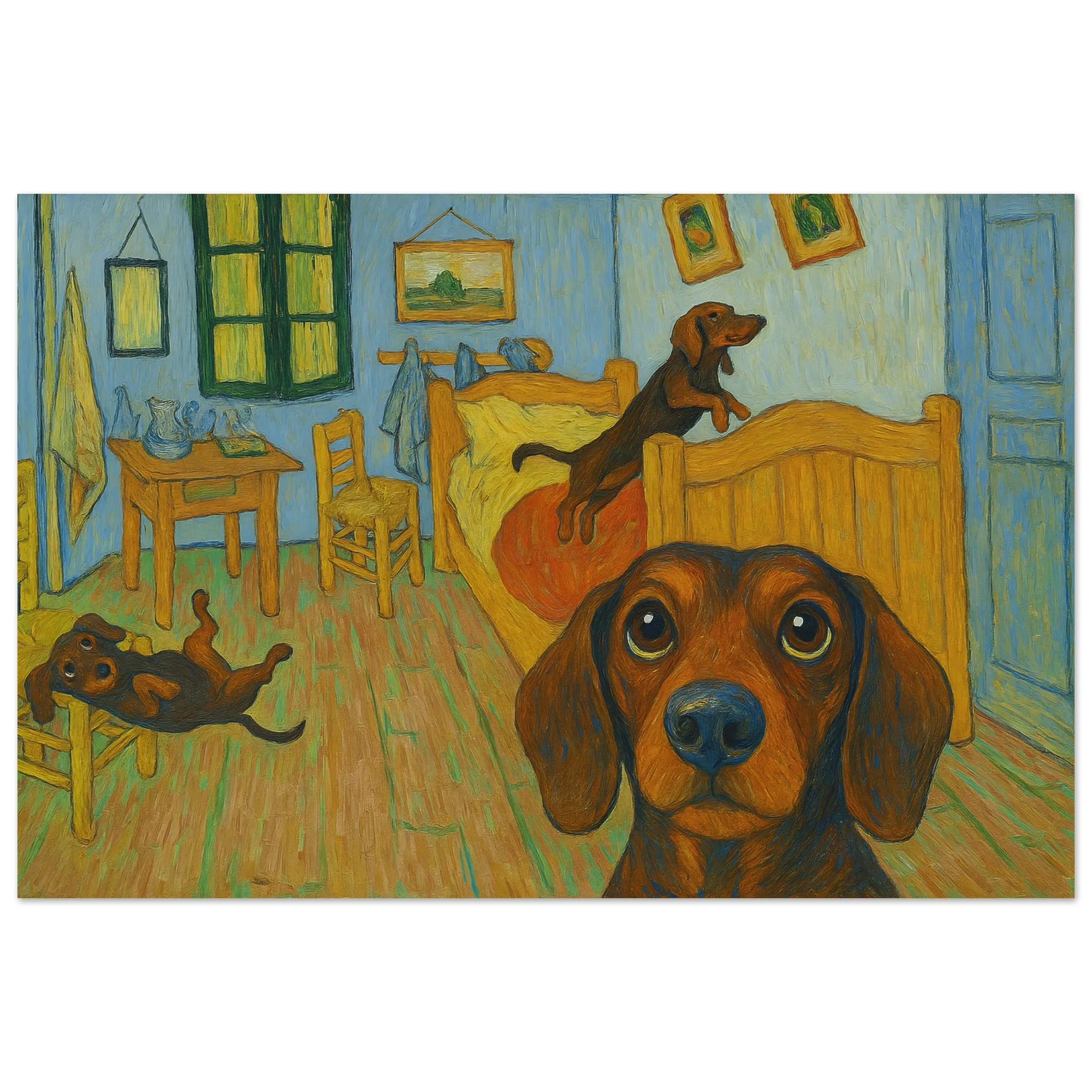 Kunstdruck „Schlafzimmer in Arles“