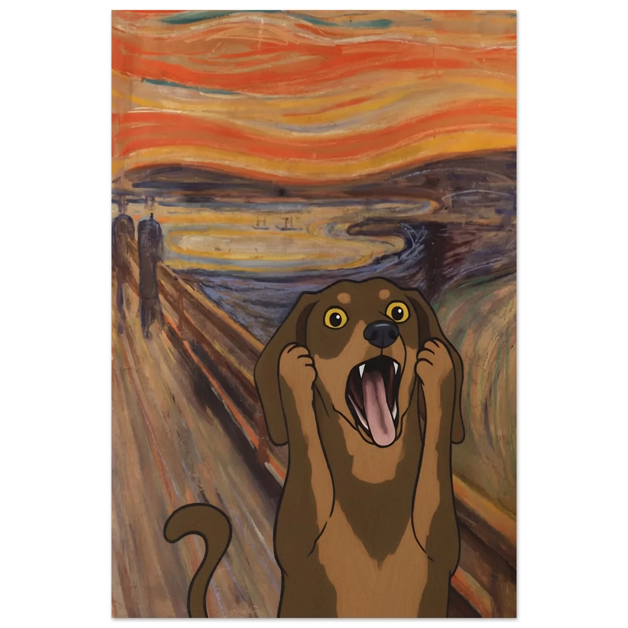 Kunstdruck „Der Schrei, modern“