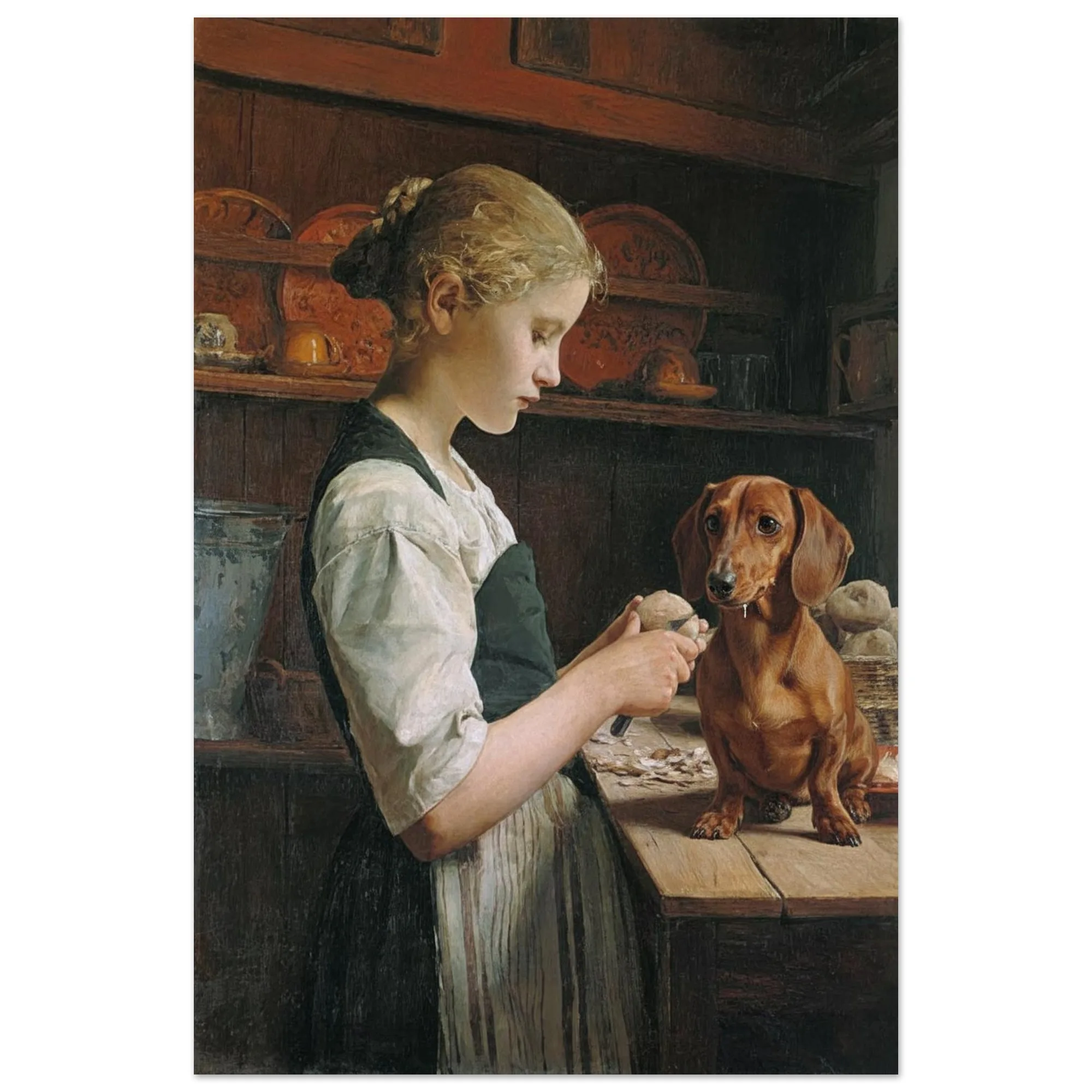 Kunstdruck „Viktorianische Küche“
