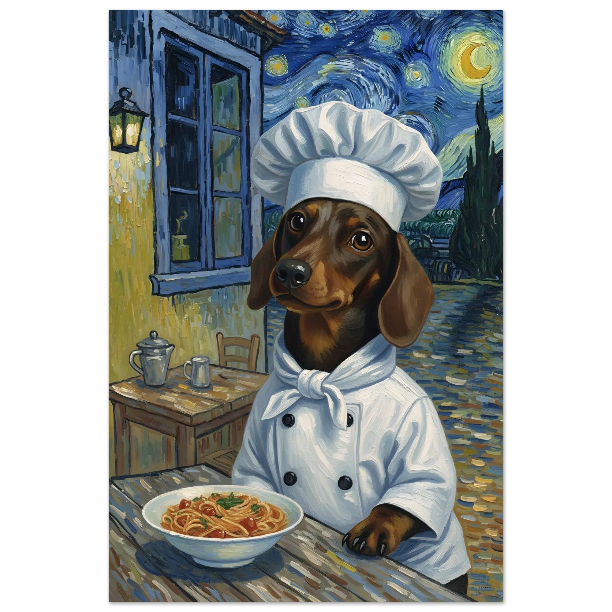 Kunstdruck „Der Küchenchef“