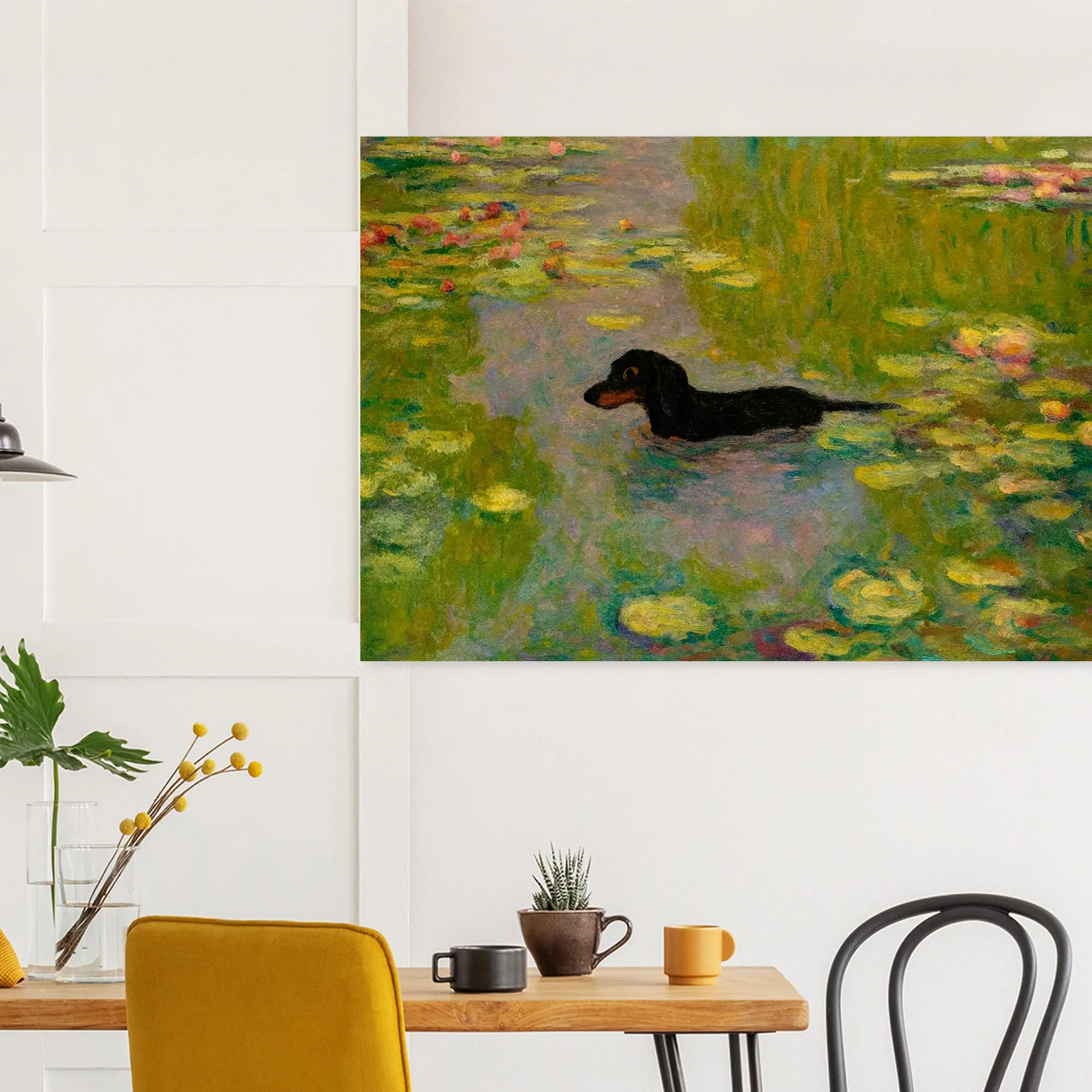 Kunstdruck „Seerosen“