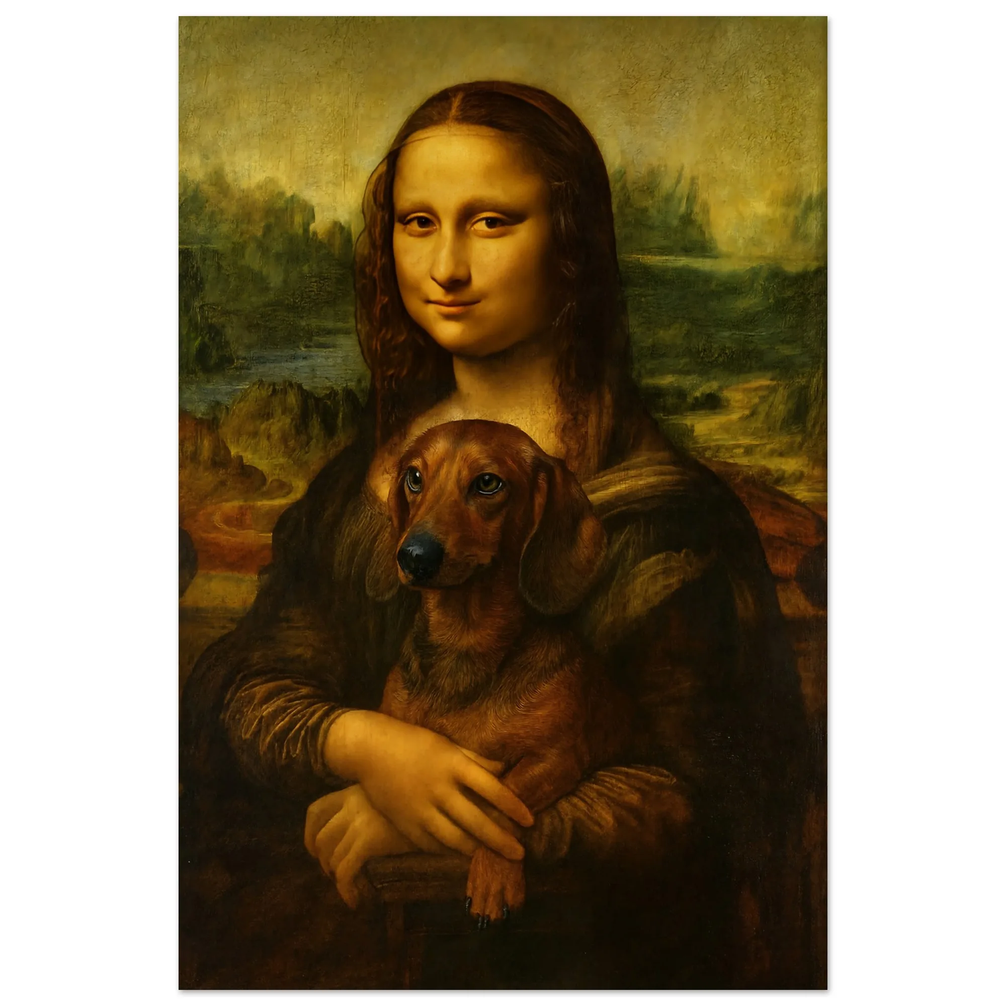 Kunstdruck „Mona Lisa“